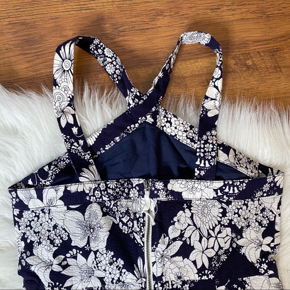 🔥SOLD🔥 Maeve by Anthropologie Magda Halter Jumpsuit Navy - Picture 14 of 16